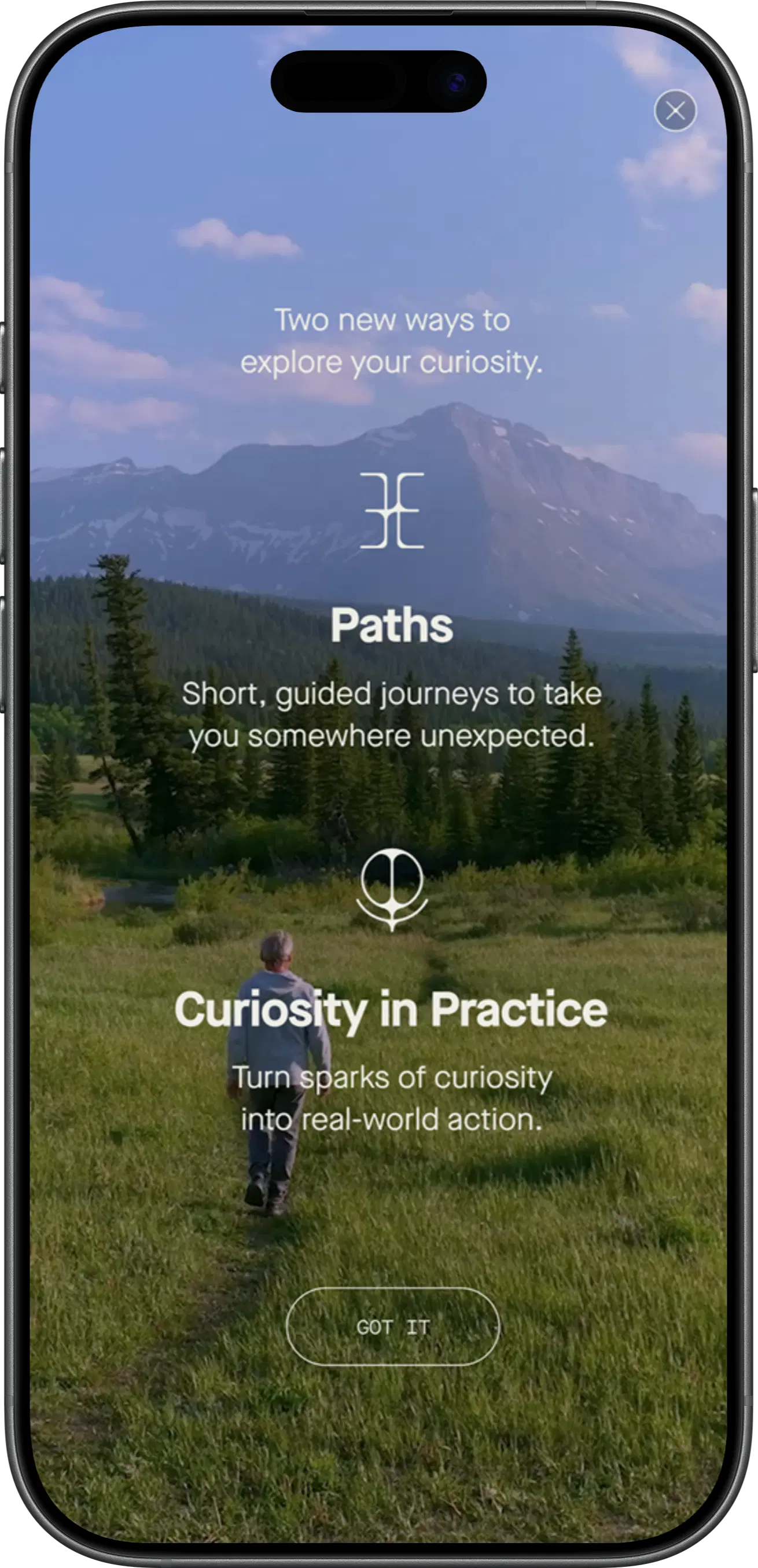 The Humane Space app - step 3