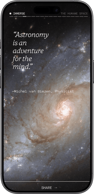 The Humane Space app - step 2