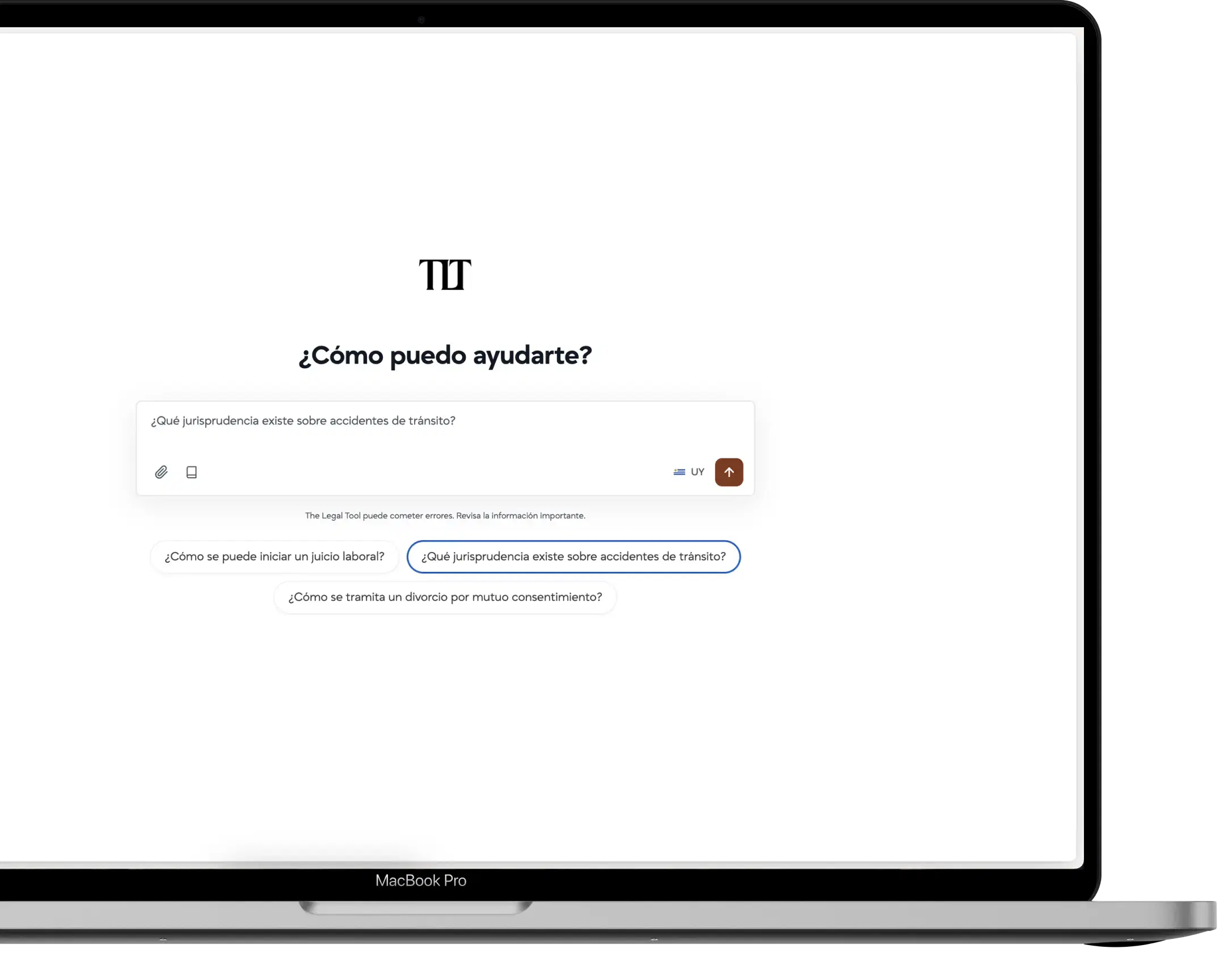 The Legal Tool app - step 1