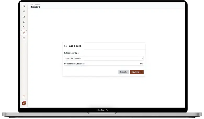 The Legal Tool app - step 2