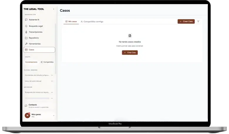 The Legal Tool app - step 3