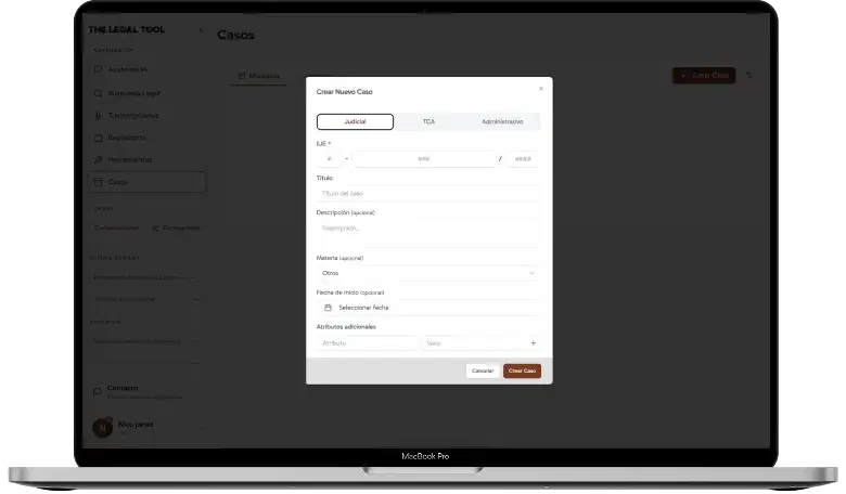 The Legal Tool app - step 4
