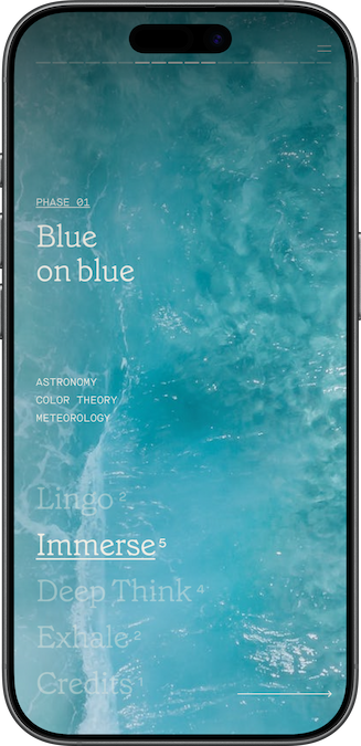 The Humane Space app - step 3